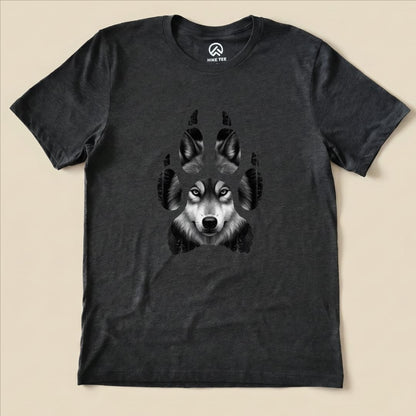 Hike Tee T-Shirt Dark Grey Heather / S Wolf's Paw Shirt