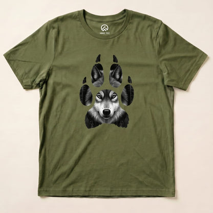 Hike Tee T-Shirt Military Green / S Wolf's Paw Shirt