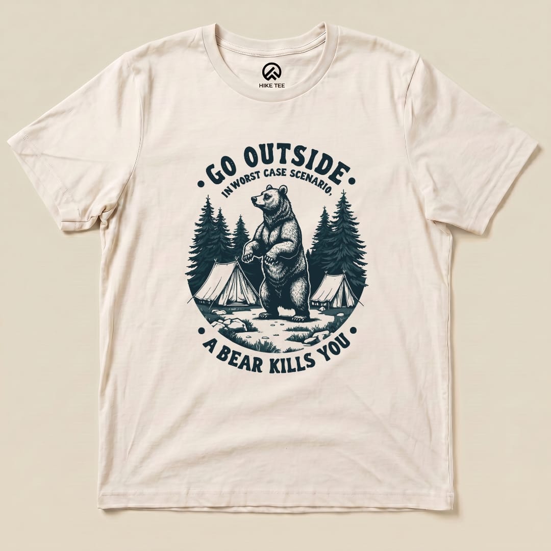 Worse Case Scenario Shirt Hike Tee T-Shirt Natural / S