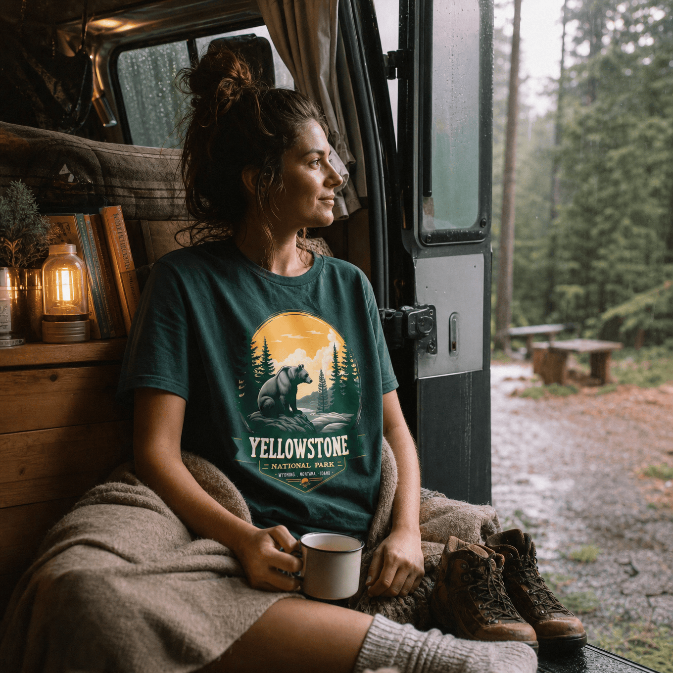 Yellowstone Grizzly Bear Shirt