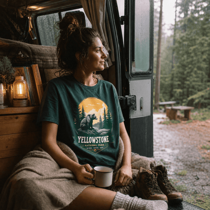 Yellowstone Grizzly Bear Shirt