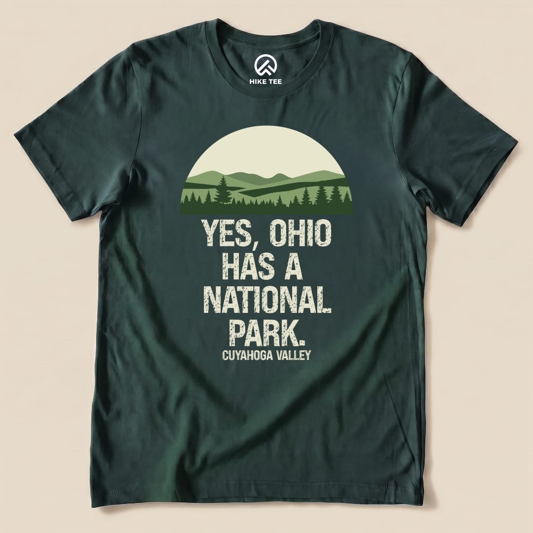 Hike Tee T-Shirt Yes, Cuyahoga Valley National Park Shirt