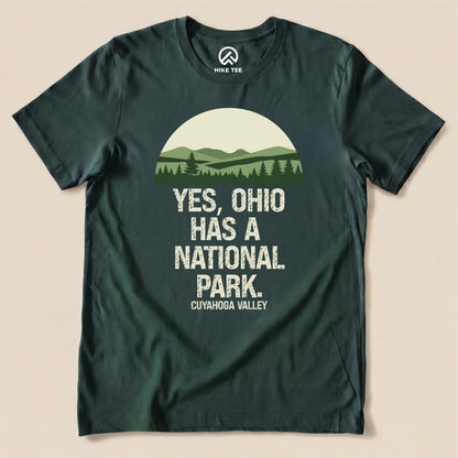 Hike Tee T-Shirt Yes, Cuyahoga Valley National Park Shirt
