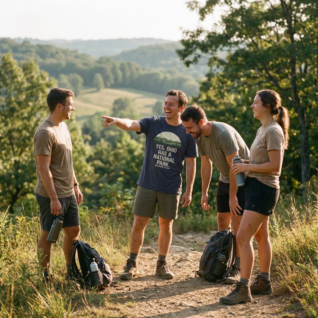 Hike Tee T-Shirt Yes, Cuyahoga Valley National Park Shirt