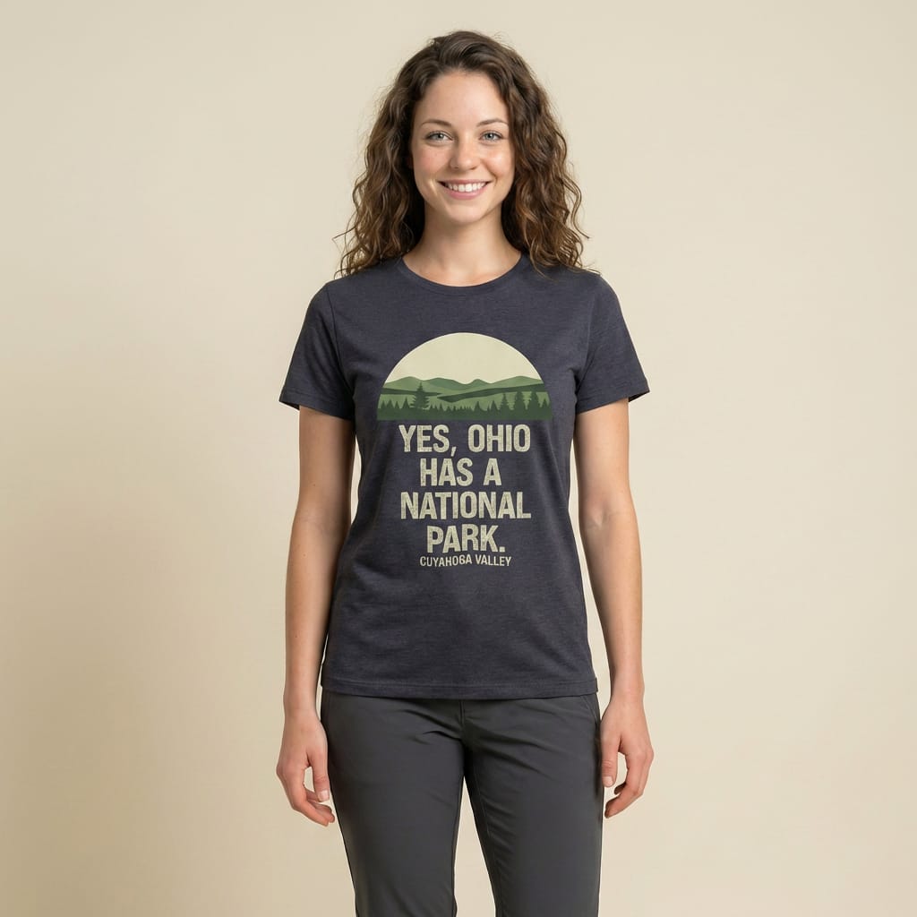Hike Tee T-Shirt Yes, Cuyahoga Valley National Park Shirt