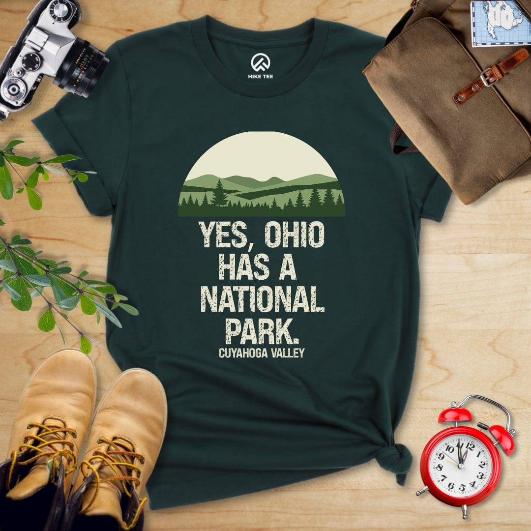 Hike Tee T-Shirt Forest / S Yes, Cuyahoga Valley National Park Shirt