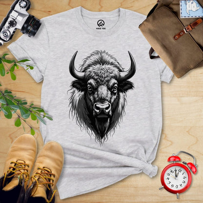 Hike Tee T-Shirt Athletic Heather / S Yosemite Bison Shirt