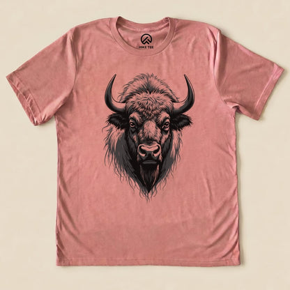 Yosemite Bison Shirt Hike Tee T-Shirt Heather Mauve / S