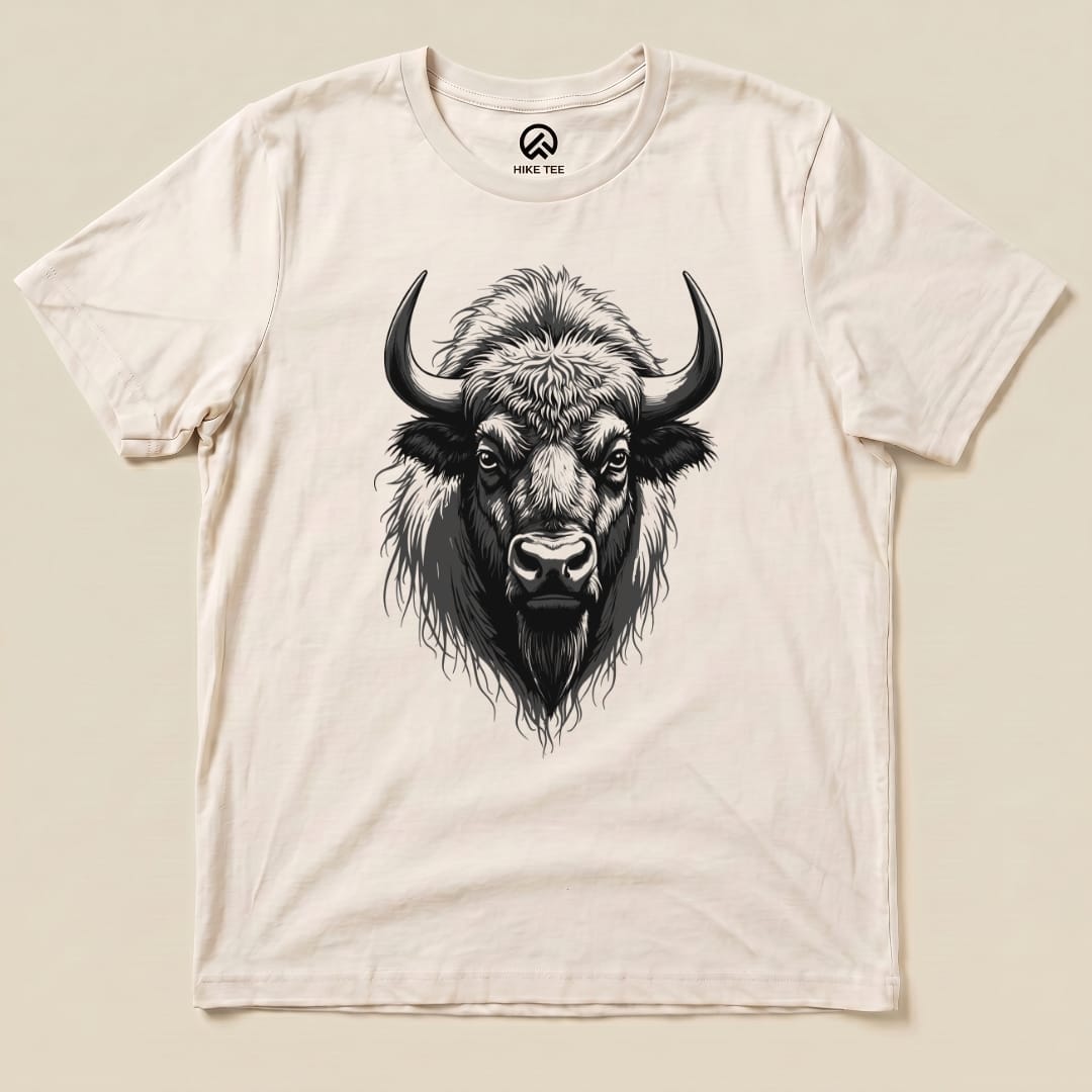 Yosemite Bison Shirt Hike Tee T-Shirt Natural / S