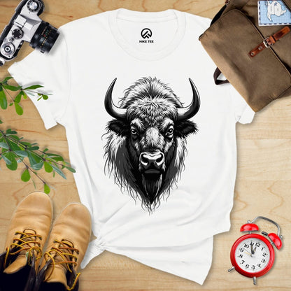 Hike Tee T-Shirt White / S Yosemite Bison Shirt