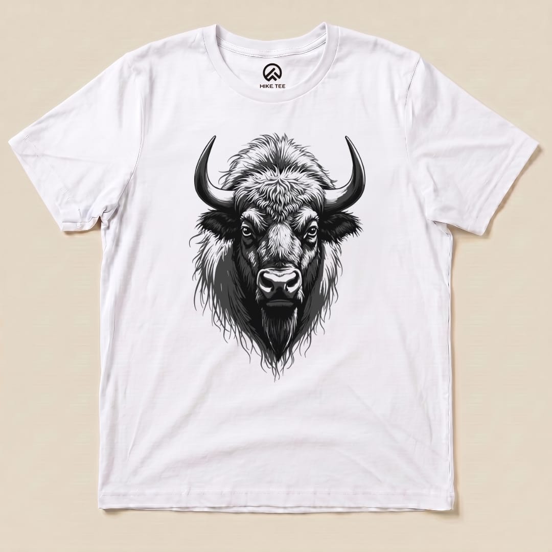 Yosemite Bison Shirt Hike Tee T-Shirt White / S
