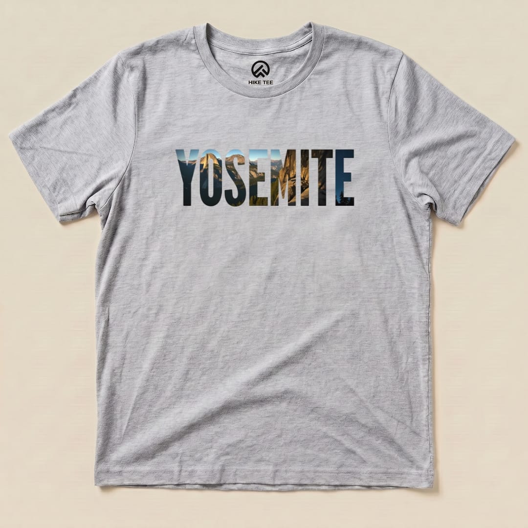 Hike Tee T-Shirt Athletic Heather / S Yosemite Mountains Shirt
