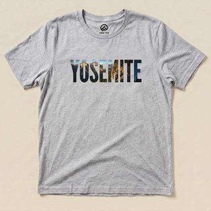 Hike Tee T-Shirt Athletic Heather / S Yosemite Mountains Shirt