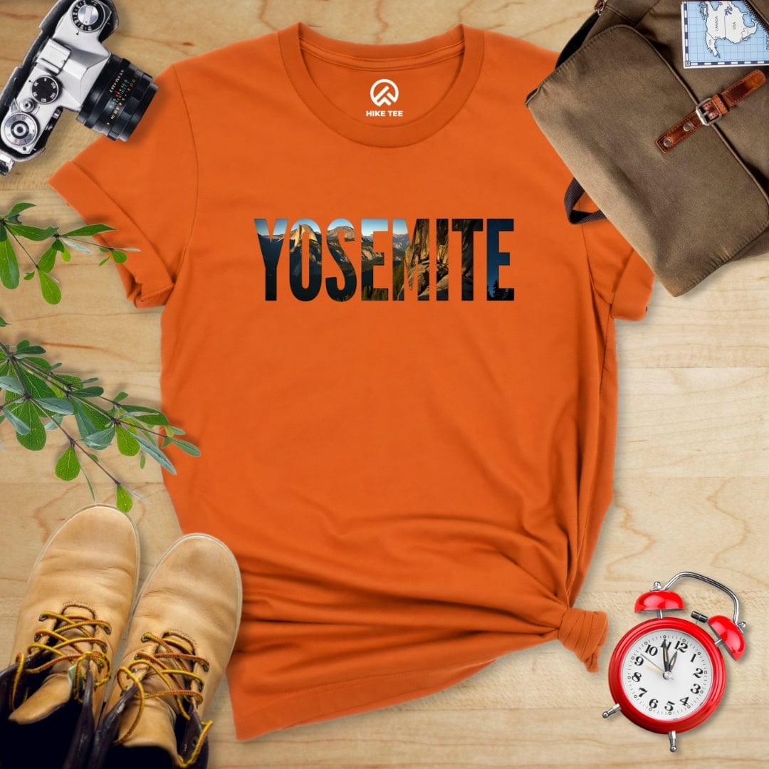 Hike Tee T-Shirt Autumn / S Yosemite Mountains Shirt