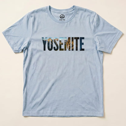 Hike Tee T-Shirt Baby Blue / S Yosemite Mountains Shirt