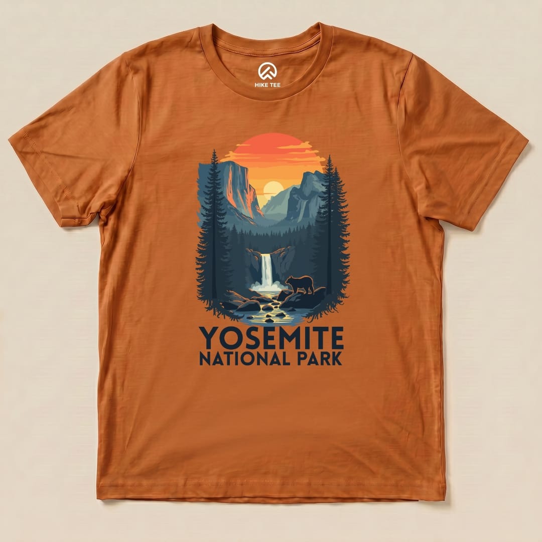 Hike Tee T-Shirt Autumn / S Yosemite National Park Shirt