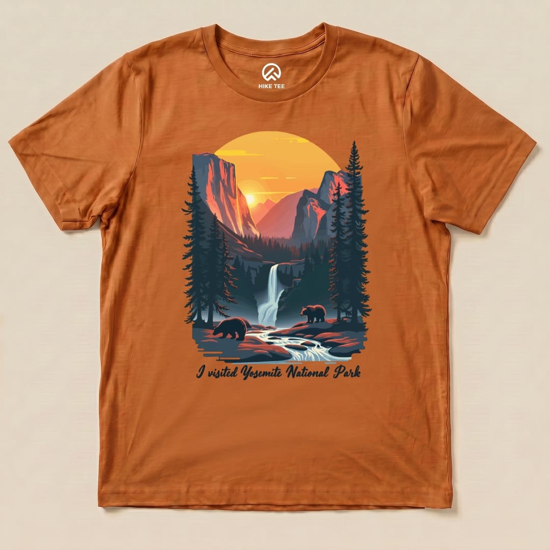 Hike Tee T-Shirt Autumn / S Yosemite National Park Shirt
