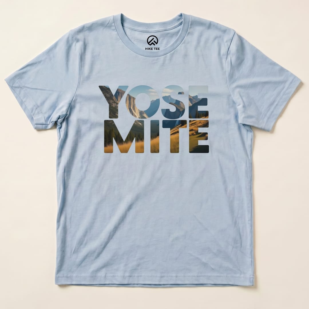 Hike Tee T-Shirt Baby Blue / S Yosemite Shirt