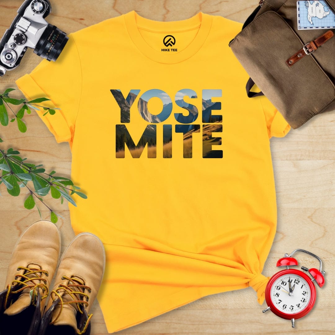 Hike Tee T-Shirt Gold / S Yosemite Shirt
