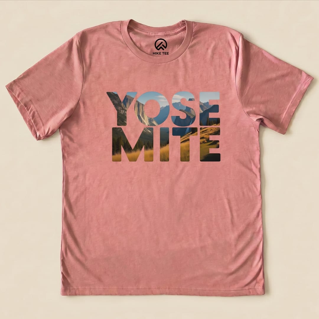 Hike Tee T-Shirt Heather Mauve / S Yosemite Shirt