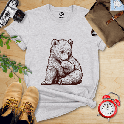 Hike Tee T-Shirt Athletic Heather / S Youth Bear Shirt