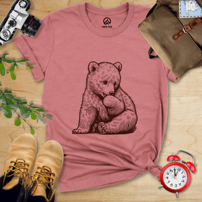 Hike Tee T-Shirt Heather Mauve / S Youth Bear Shirt