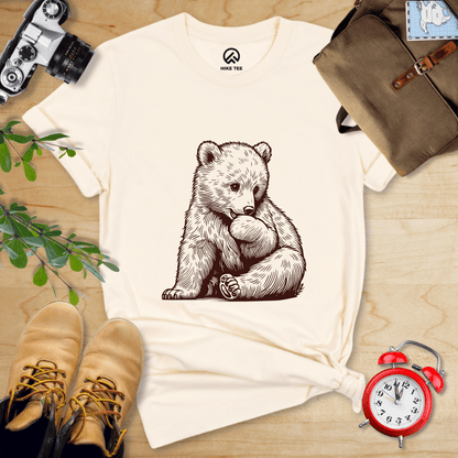 Hike Tee T-Shirt Natural / S Youth Bear Shirt