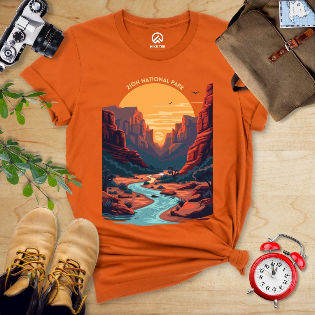 Hike Tee T-Shirt Autumn / S Zion National Park Shirt